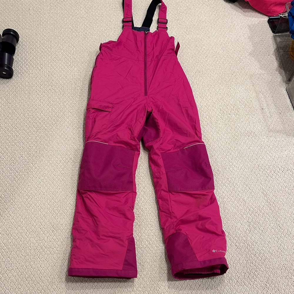 Columbia Kids Pink Ski Bib
